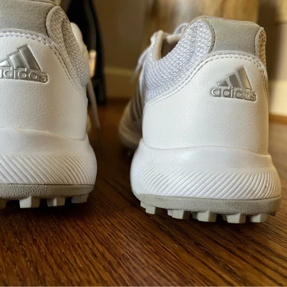 Adidas GOLF shoes. Very gentle wear. Excellent condition. White and silver - Picture 3 of 6